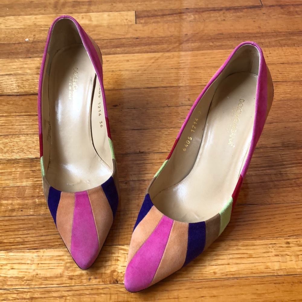 Dolce and Gabbana suede shoes